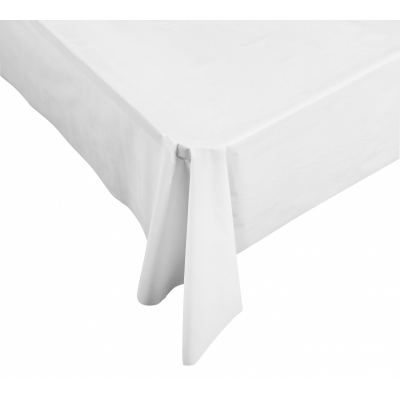 Five Star Rectangle Tablecover 2.7m White