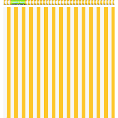 Stripe Yellow Gift Wrap Roll