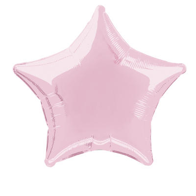 50cm Star Foil Balloon Pink