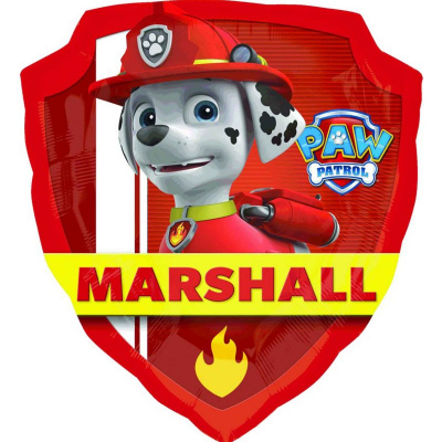 Supershape Paw Patrol 2-Sided Foil Balloon Inflated with Helium