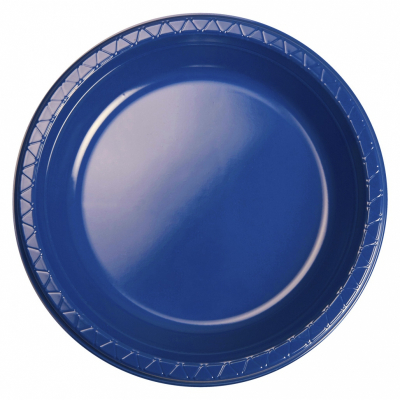 Five Star Round Banquet Plate 26cm True Blue 20PK