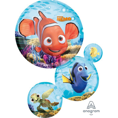 Supershape Finding Nemo Foil Balloon Inflated with Helium