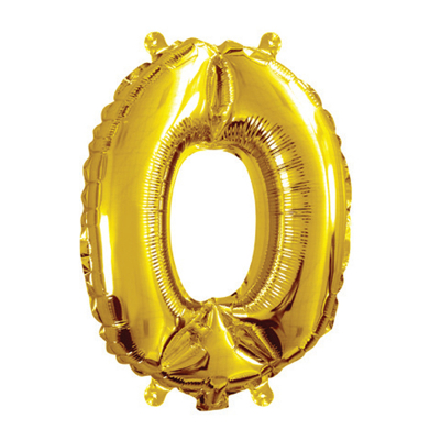 35cm 14 Inch Gold Foil Balloon 0