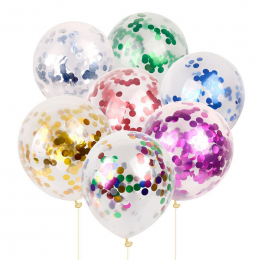 Confetti Latex Balloons ( Uninflated )