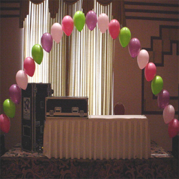 Helium Balloon Arch